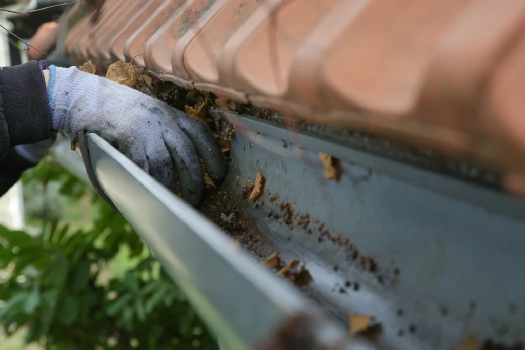 metal-roof-gutter