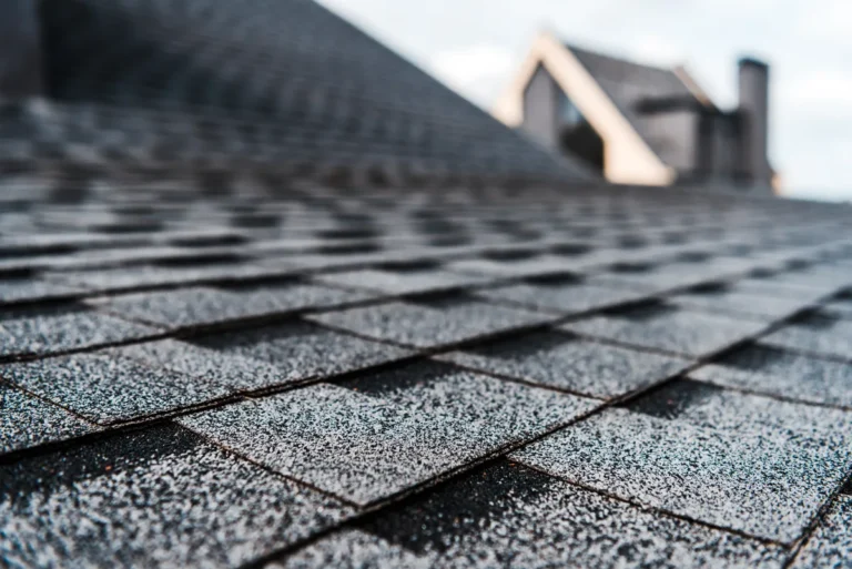 new F wave shingles on a roof