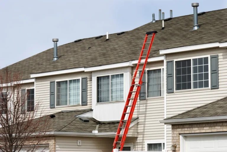 red roof ladder