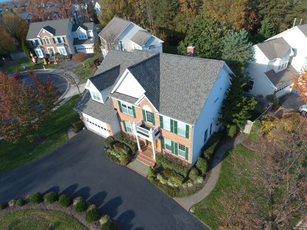 Newly installed roof by Roof Troopers